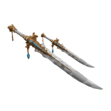 Dual Gold Iron Ancient Lion Sword