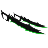 Dual Green Demon Blades