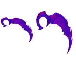 Dual Karambit Segura - Espada Ligada Rosa