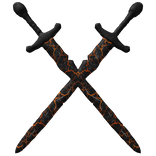 Dual Magma Crack Sword