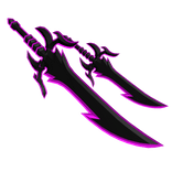 Dual Pink Demon King Sword [Outline]