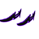 Dual Purple Demon King Sword