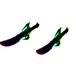 Dual Rainbow Demon Hunter Sword