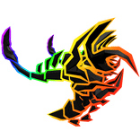 Dual Rainbow Demon Void Scythe