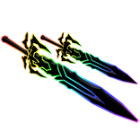 Dual Rainbow Demon Void Sword
