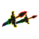 Dual Rainbow Demon Void Swords
