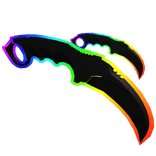 Dual Rainbow Void Karambit