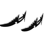 Dual White Demon King Sword