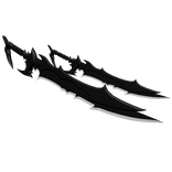 Dual White Demon Lord Sword