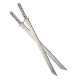 Dual White Kodachi Katana