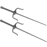 Dual White Ninja Sai