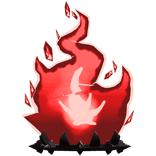 Dullahan Flame Head - Crimson