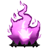 Dullahan Flame Head - Purple