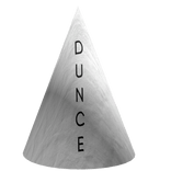 Dunce cap (GIANT SALE) 