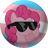 Trans lgbtq Pinkie pie Mlp pin