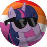 Wlw Lesbian twilight sparkle  Mlp pin