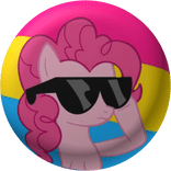 Pan Pinkie pie gbtq mlp pin