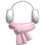 Earmuffs + Scarf Pink Pastel Winter Christmas y2k