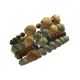 Earthy Boho Shoulder Beads 3.0 [Left]