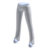 Easter Blue Plaid Pj Pants with Slippers