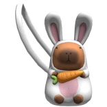 Easter Bunny Capybara Purse