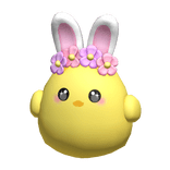 easter bunny chick pal (shoulder)