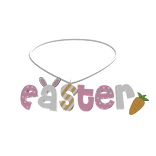 easter bunny holiday necklace