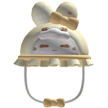 Easter bunny kawaii ruffle bucket hat  - yellow