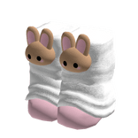 Easter Bunny Leg Warmers Pink Blue