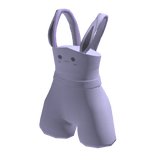 Easter Bunny Overalls Purple