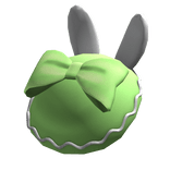 Easter Egg Bunny Cap in Green