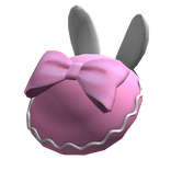 Easter Egg Bunny Cap in Pink