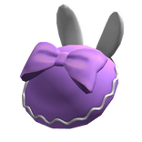 Easter Egg Bunny Cap in Purple