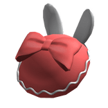Easter Egg Bunny Cap in Red