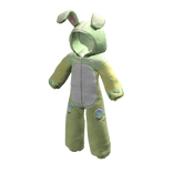 ✅ Easter Green Bunny Suit