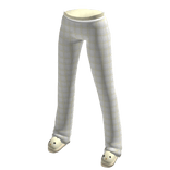 Easter Yellow Plaid Pj Pants with Slippers