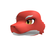 Eastern Dragon Head (Red)