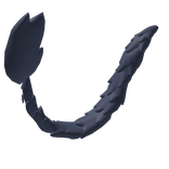 Eastern Dragon Tail Fur (Dark Blue)