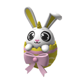 [Easter]Rainbocorn Cute Yellow Bunny Egg Backpack 