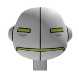 Echo Alien Head (Angry)