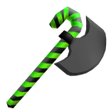 Eerie Candy Cane Axe