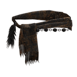 Egyptian Print Emo Ornamental Waist Cloth Scarf