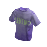 Electric Purple Balen Designer Oversized Tee