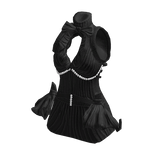 Elegant Adorned Black Top