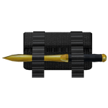 Elegant Bag with Golden Knife