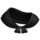 Elegant Bow Tied Shawl Black