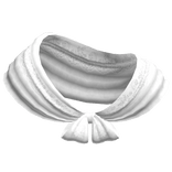 Elegant Bow Tied Shawl White