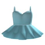 Elegant Plaid Dress Pastel Blue ♥ [3.0]