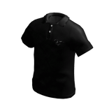 Embossed Stallion Polo Black