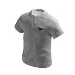 Embossed Stallion Polo Grey